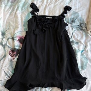 Abercrombie Black Ruffled Dress